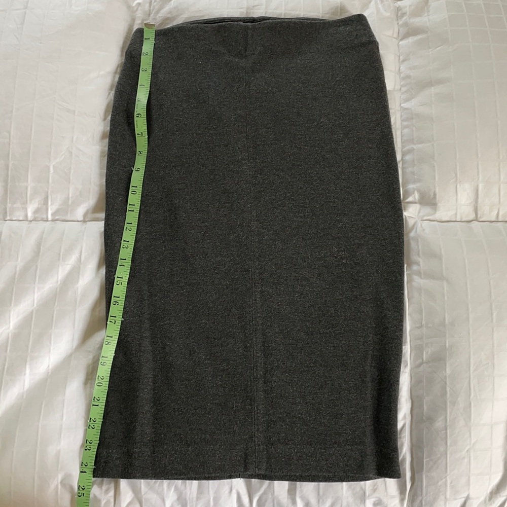 Gray pencil skirt XS